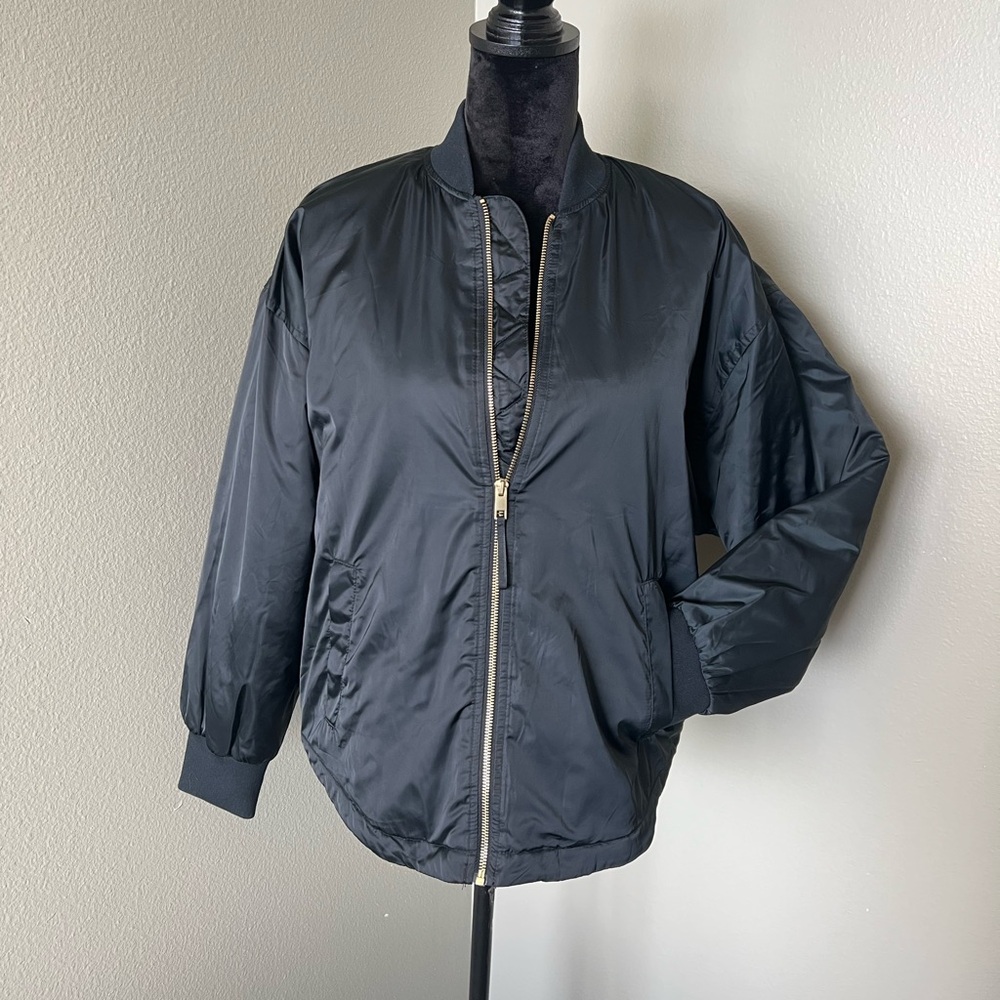 a new day Black Bomber Jacket